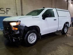 Salvage cars for sale at Woodhaven, MI auction: 2023 Chevrolet Silverado C1500