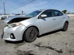 Salvage cars for sale at Colton, CA auction: 2014 Toyota Corolla L