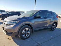 Salvage cars for sale at Grand Prairie, TX auction: 2017 Honda CR-V LX