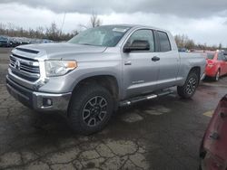 Salvage cars for sale at Woodburn, OR auction: 2017 Toyota Tundra Double Cab SR