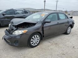 Salvage cars for sale at San Antonio, TX auction: 2013 Toyota Corolla Base