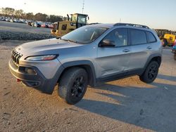 Salvage cars for sale at Dunn, NC auction: 2016 Jeep Cherokee Trailhawk