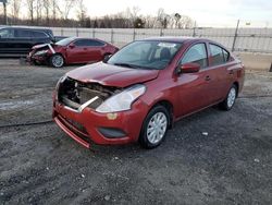 Salvage cars for sale at Spartanburg, SC auction: 2016 Nissan Versa S