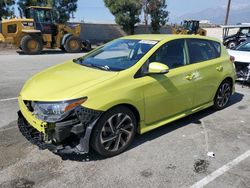 Salvage cars for sale at Rancho Cucamonga, CA auction: 2016 Scion IM