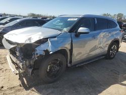 Salvage cars for sale at Houston, TX auction: 2022 Toyota Highlander Hybrid XLE