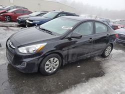 Salvage cars for sale at Exeter, RI auction: 2017 Hyundai Accent SE