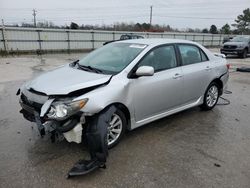 Salvage cars for sale at Montgomery, AL auction: 2009 Toyota Corolla Base