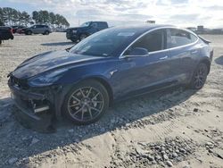 Salvage cars for sale at Loganville, GA auction: 2018 Tesla Model 3