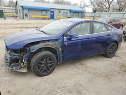 Salvage cars for sale at Wichita, KS auction: 2014 Ford Fusion SE