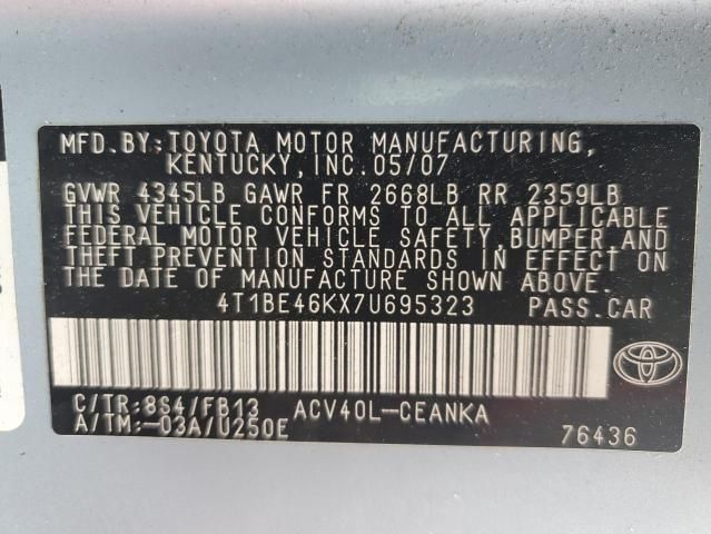 2007 Toyota Camry CE