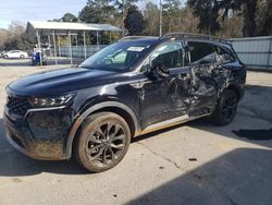 Salvage cars for sale at Savannah, GA auction: 2021 KIA Sorento SX