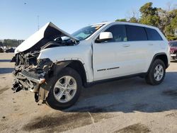 Salvage cars for sale at Dunn, NC auction: 2017 Jeep Grand Cherokee Laredo