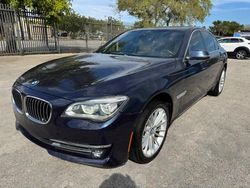 Salvage cars for sale at Opa Locka, FL auction: 2015 BMW 750 XI