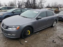 Volkswagen salvage cars for sale: 2015 Volkswagen Passat SEL