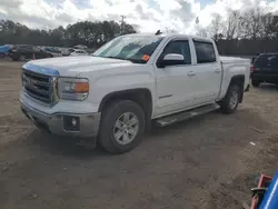 Salvage trucks for sale at Greenwell Springs, LA auction: 2015 GMC Sierra C1500 SLE