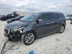 Salvage cars for sale at Taylor, TX auction: 2017 KIA Sedona SXL