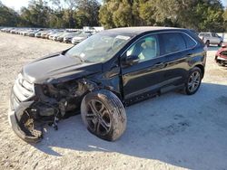 Salvage cars for sale at Ocala, FL auction: 2018 Ford Edge Titanium