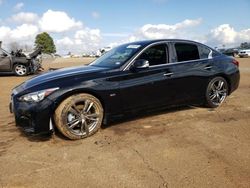 Salvage cars for sale from Copart Longview, TX: 2019 Infiniti Q50 Luxe