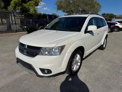 Salvage cars for sale at Opa Locka, FL auction: 2015 Dodge Journey SXT