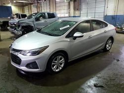 Salvage cars for sale at Woodhaven, MI auction: 2019 Chevrolet Cruze LT