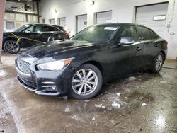 Salvage cars for sale at Chicago Heights, IL auction: 2015 Infiniti Q50 Base