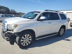 Salvage cars for sale at Gaston, SC auction: 2008 Toyota Sequoia Platinum