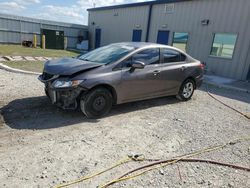 Salvage cars for sale at Arcadia, FL auction: 2015 Honda Civic LX