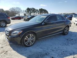 Salvage cars for sale at Loganville, GA auction: 2017 Mercedes-Benz C300