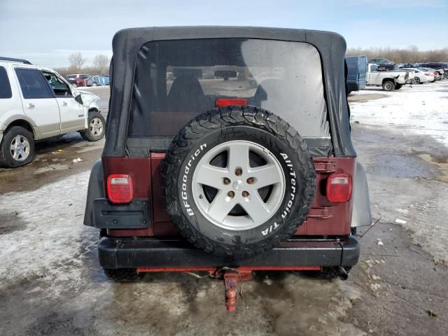 2001 Jeep Wrangler / TJ SE