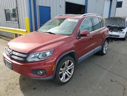 Salvage cars for sale at Vallejo, CA auction: 2012 Volkswagen Tiguan S