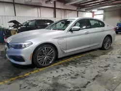 Salvage cars for sale at Colton, CA auction: 2018 BMW 530E