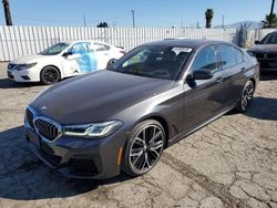 Salvage cars for sale at Van Nuys, CA auction: 2021 BMW 540 I