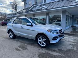 Salvage cars for sale at North Billerica, MA auction: 2016 Mercedes-Benz GLE 350