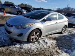 Salvage cars for sale at East Granby, CT auction: 2011 Hyundai Elantra GLS