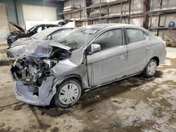 Salvage cars for sale at Eldridge, IA auction: 2021 Mitsubishi Mirage G4 ES