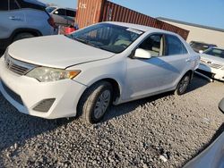 Salvage cars for sale at Hueytown, AL auction: 2012 Toyota Camry Base