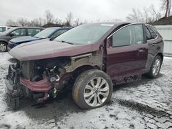 Salvage cars for sale at Duryea, PA auction: 2020 Ford Edge Titanium