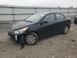 Salvage cars for sale at Fredericksburg, VA auction: 2016 Hyundai Accent SE