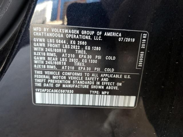 2019 Volkswagen Atlas S