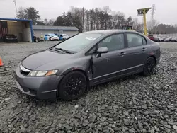 Salvage cars for sale from Copart Mebane, NC: 2010 Honda Civic LX