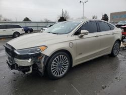 Salvage cars for sale at auction: 2017 Ford Fusion Titanium Phev