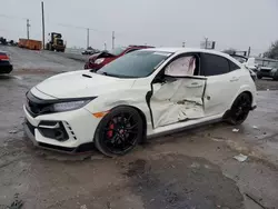 Salvage cars for sale at Oklahoma City, OK auction: 2021 Honda Civic TYPE-R Touring