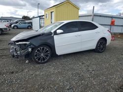 Salvage cars for sale at Sacramento, CA auction: 2016 Toyota Corolla L