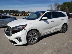 Salvage cars for sale at Dunn, NC auction: 2019 KIA Sorento SX