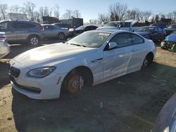 Salvage cars for sale at Baltimore, MD auction: 2012 BMW 650 XI