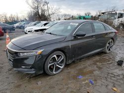 Salvage cars for sale from Copart Cleveland: 2018 Honda Accord Sport