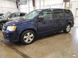 Salvage cars for sale at Franklin, WI auction: 2017 Dodge Grand Caravan SE