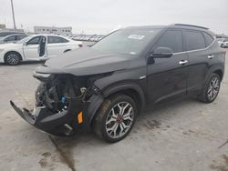 Salvage cars for sale at auction: 2021 KIA Seltos SX