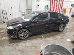 Salvage cars for sale at Mcfarland, WI auction: 2019 KIA Forte GT Line