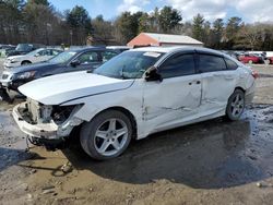 Salvage cars for sale at Mendon, MA auction: 2018 Honda Accord EX